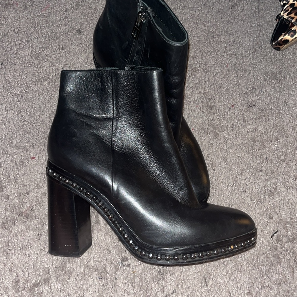 Coach heeled boots